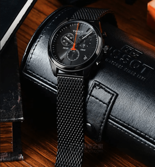 Black TISSOT PR 100 T1014173305100