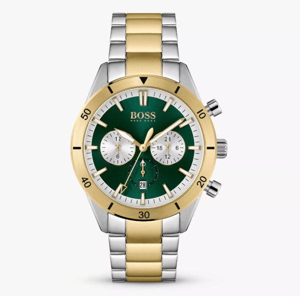 HUGO BOSS Mens Santiago Green